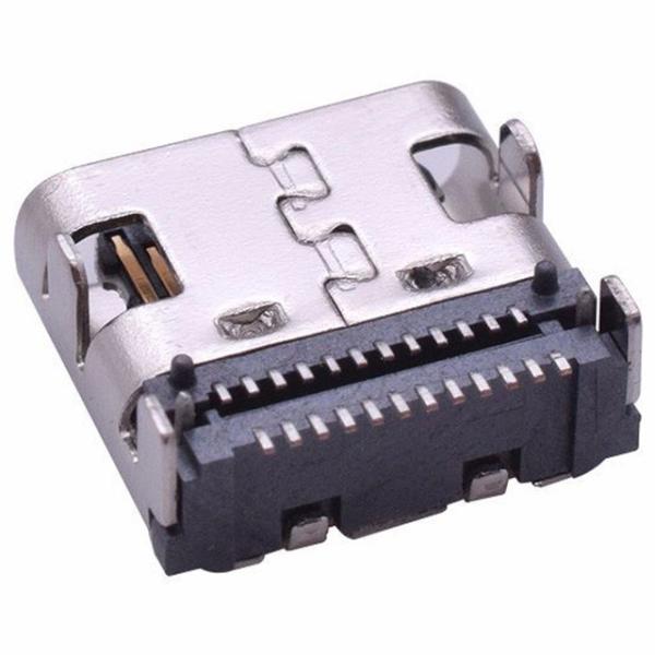 Quality USB-C type female USB 3.1 connector 24 position right angel surface mount type for pcb for sale