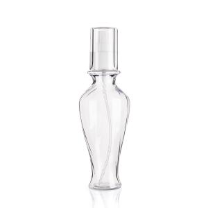 China Crystal 5 OZ Perfume Bottle 150ML Transparent Cosmetic Bottle With Mini Sprayer on sale