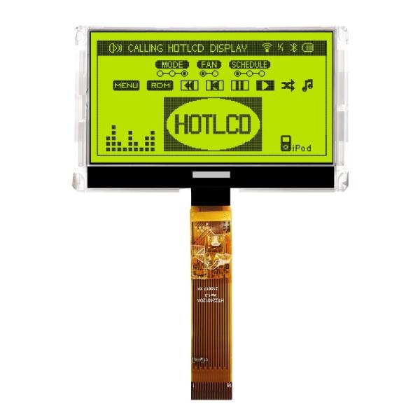 Quality 240X120 LCD Module TFT Graphic With Side White Backlight HTG240120A for sale