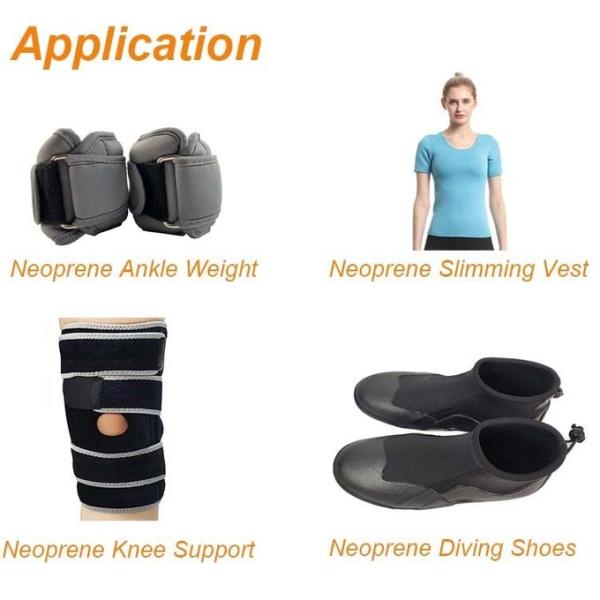 Knee Support Orthopaedic Neoprene Foam Rubber Recycled Adhesive