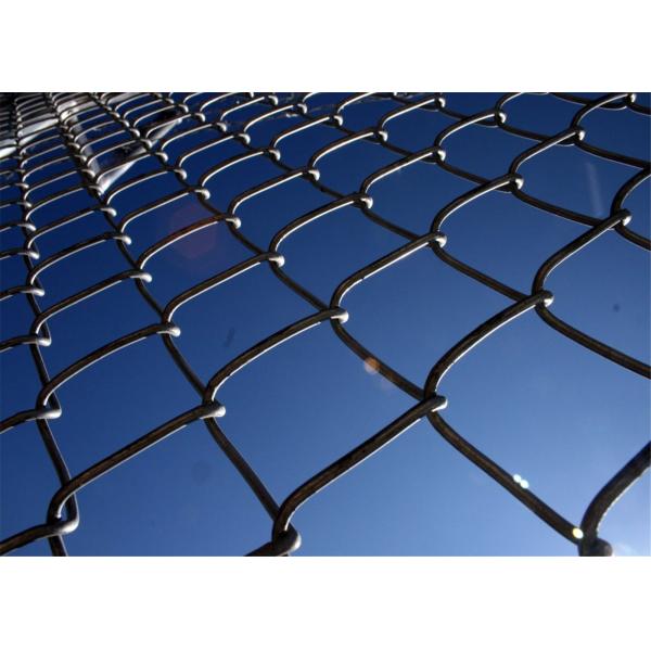 Boundary Wall wire fencing mesh For Leisure Sports Field / School Chain Link Fence