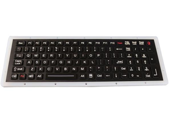 Quality Military Industrial Backlit Keyboard 100 Keys IP67 Waterproof With Numeric Keypad / FN Keys for sale