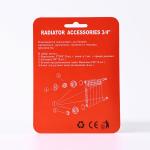 HVAC Systems Radiator Fitting Kit , 3/4" 7 Elements Radiator Core Mounting Kit