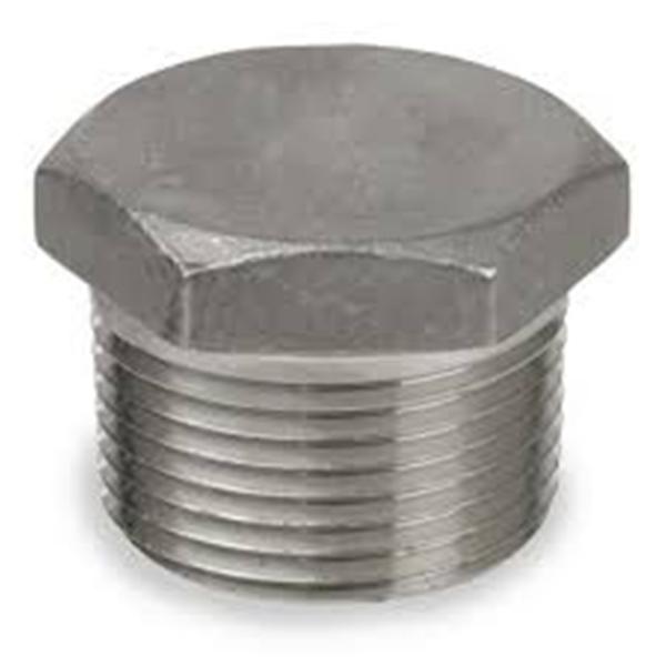 Quality forged high pressure pipe fittings astm 316L forged square head plug 316L hexagonal head plug for sale