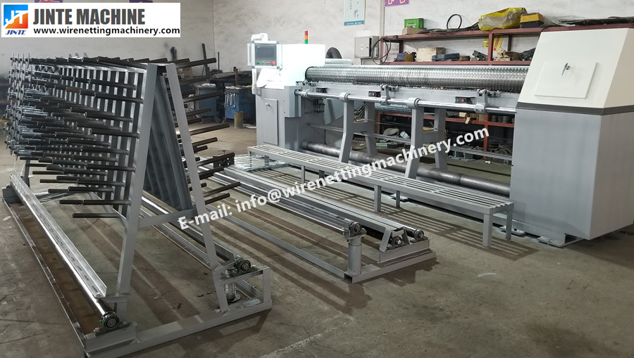 PLC Poultry Touch Screen Chicken Mesh Making Machine
