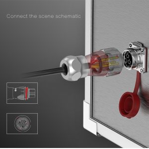 Certificated IP65/IP67 Male Female Bayonet Underwater Circular Connector