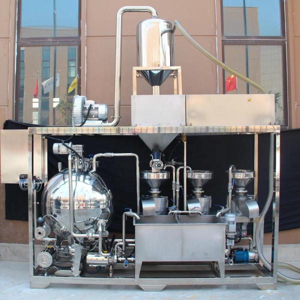 Quality japanese tofu making machine for bean product processing Industrial Soya Bean Milk Production Line / Soy Milk Making Mac for sale