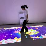 Mobile All-in-One Floor Projection Machine 4000 Lumens