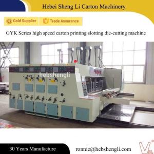 China Computerized Printing Slotting Die Cutting Machine With Long Using Life on sale
