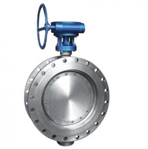 China Class 150 Stainless Steel Eccentric Butterfly Valve , Flanged Triple Offset Butterfly Valve on sale