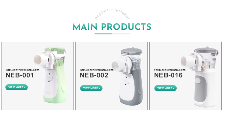 50dB Intelligent Mesh Nebulizer Handheld Portable Accessories