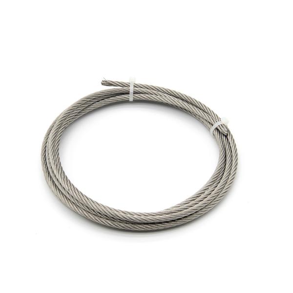 Quality Premium 7×7 Stainless Steel Wire Rope 2mm-4mm 316 304 Ideal For Rigging Lifting And Safety for sale