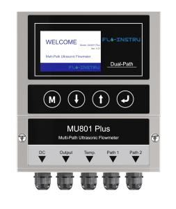 Buy cheap MU801 Plus Insertion Ultrasonic Flowmeter Wall Mount Multi Channel product