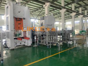 China 4 Wires 0.8Mpa Aluminium Container Manufacturing Machine High Precised Steel on sale