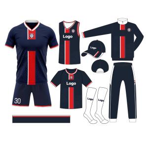 Quick Dry Polyster Custom Team Jersey Breathable Football Jersey For Man