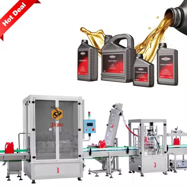 High Speed Automatic 1L 3L 5L Engine Motor Oil Bottle Filling Machine Car Lubricant Oil Bottle Filling Packing Machine