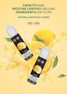 30pg 30ml E Cigarette Vaping Liquid Lemon Flavor Customization