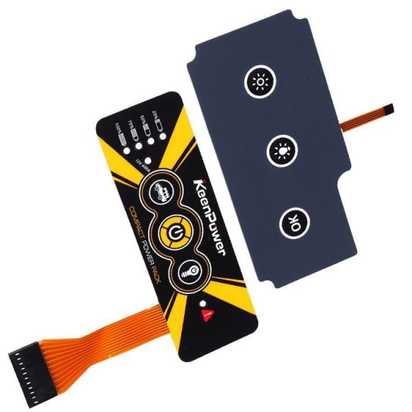 Quality Custom Silicone Keypad DC 5V Waterproof Grade Flexible Membrane Switch for sale