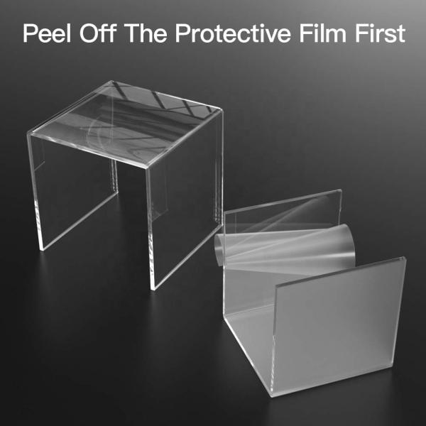 Product Clear Acrylic Riser Display Shelf Transparent Support Model Display Rack