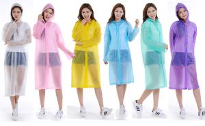 China CE / ISO9001 Approved Plastic Rain Poncho , Disposable Waterproof Lab Coat on sale