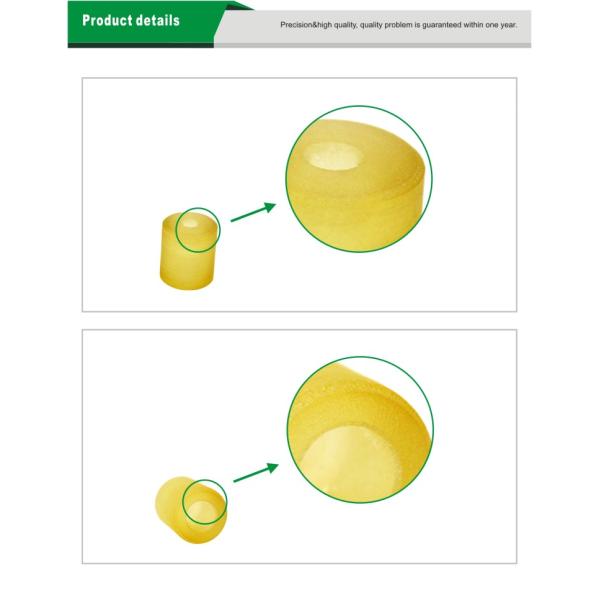 Custom Non Metallic Fasteners / PU Plastic Bushing Sleeve For Injection Mold