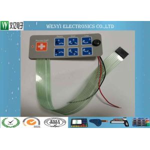 Buy cheap 7 Keys Silk Screen Print Embossing Membrane Switch product