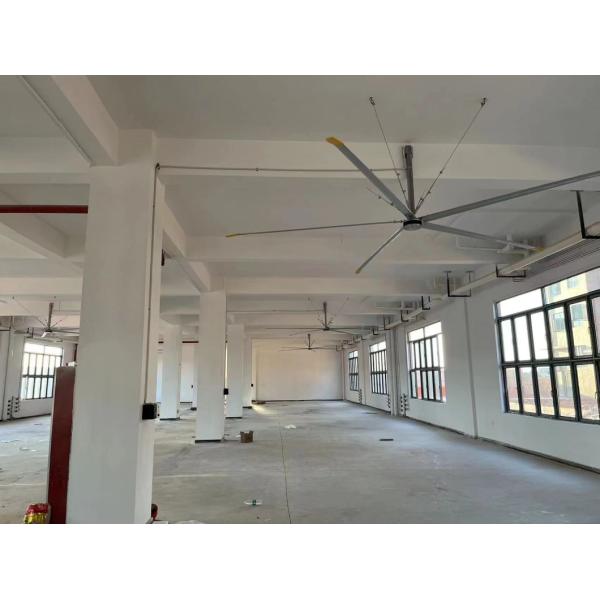 7.3 Meters (24FT) Hvls Industrial Big Ceiling Fan Ventilator Cooling Fan Used in Large and High Space