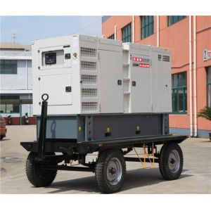 Buy cheap Water Cooling CUMMINS Trailer Mounted Diesel Generator 50HZ / 1500rpm product
