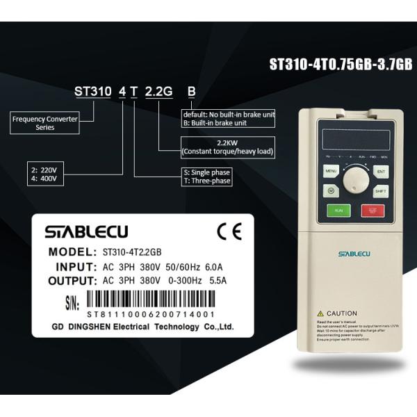 Electric Pumps Three Phase Variable Frequency Drive 380V 2.2KW