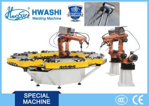 China HWASHI Six Axis MIG Industrial Welding Robots with Rotate Table on sale