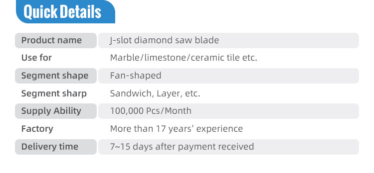 Customized Color 350mm Fish Hook Saw Blade for Edge Cutting of Porcelain Tiles Ceramics