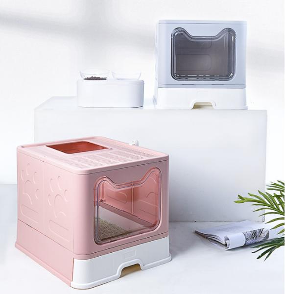 Quality Lined Cat Litter Box Luxury  Liner Enclosed Litter Box for sale