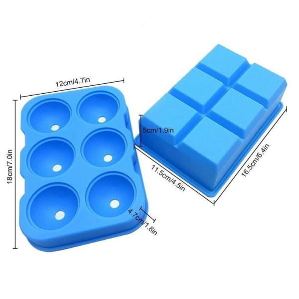 Quality Factory wholesale silicone Ice Tray Cake mold Custom Brain ice cube tray sset mold size shape for sale