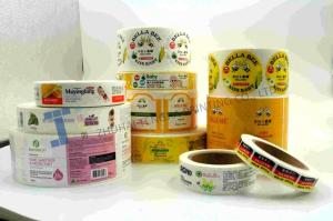 Screen Printing Shampoo Sticker Label In Sheet Packaging Strong Adhesive