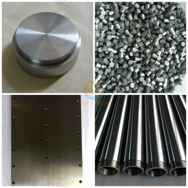 Titanium Cylindrical Sputtering Targets,Titanium Rotating Cylinder Target Thin Film Deposition, Magnetron