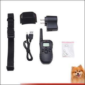 300M Stop Dog Barking Collar LCD Mode Display Remote Control Pet Trainer Kit