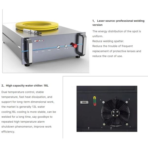 JPT IPG Laser Welding Machine 1000w 2000W Raycus Automatic Wire Feeding