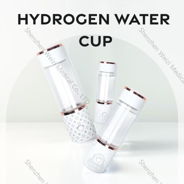 Quality White Antioxidant Hydrogen Generating Water Bottle Customizable for sale