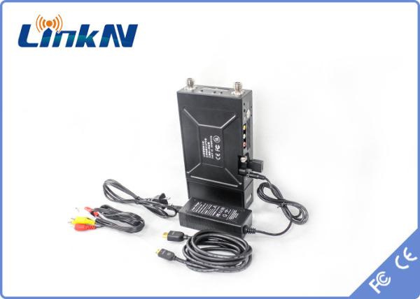 Quality COFDM Wireless Digital Video System HDMI & CVBS H.264 Low Delay Battery Powered for sale