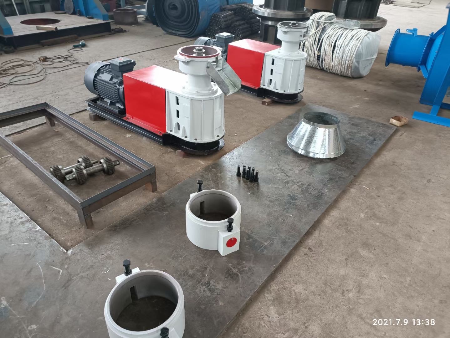 Poultry Feed Diesel Pellet Mill Flat Die Electric Pellet Machine