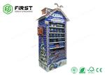 Snack Corrugated Cardboard Displays Racks , Cardboard Pop Up Display For
