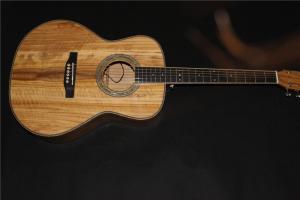Buy cheap AAAA all Solid imported olive wood OM body custom guitar acoustic electric guitar product