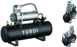 Heavy Duty Durable Portable Compressed Air Tank For Cars Fast Inflation Black
