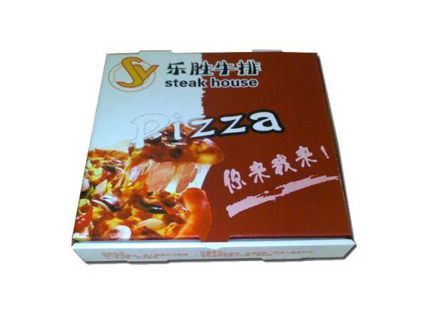 Quality Custom Size Square Shape CMYK Full Color Printing Gloss Art Environmental Paperboard Pizza Box Packaging for sale