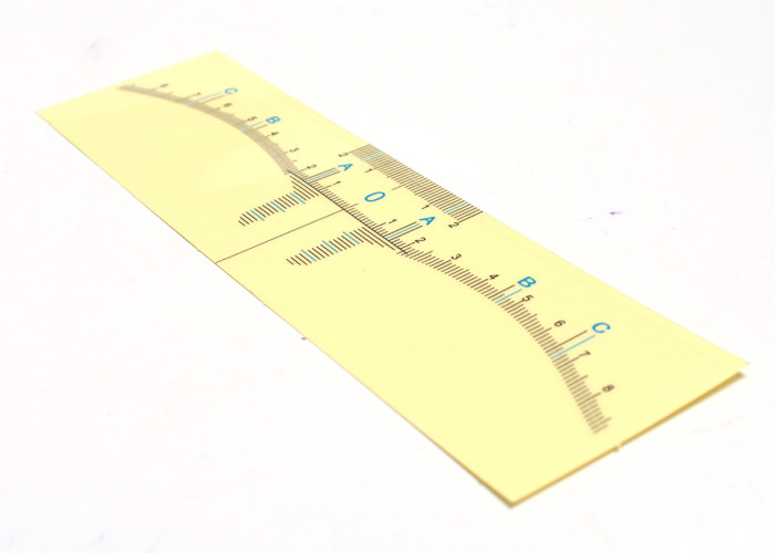 Super Adhesive Eyebrow Ruler for Permanent Makeup Microblading Tattoo Measurement Tool