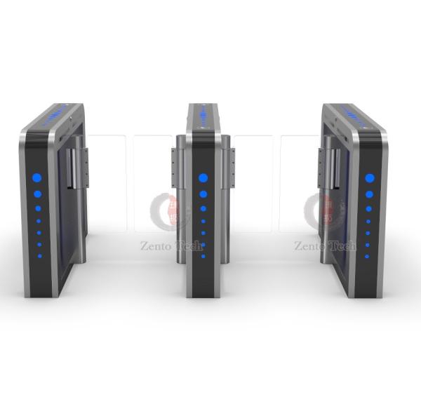 Quality Acrylic Arm Access Control High Speed Security Gates 40-65 Person/Min for sale