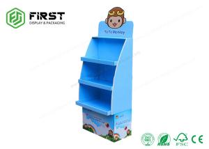 Buy cheap Custom Made Advertising Recycled Cardboard Paper Floor Display Stand product