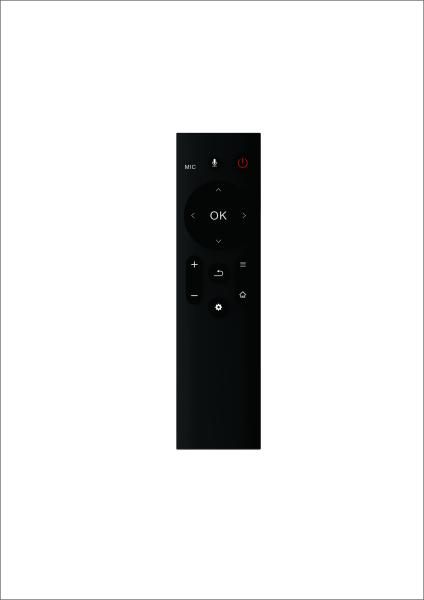 Good Touch Feeling Remote Control For Set Top Box 2.4G Bluetooh Multi - Color