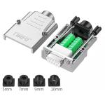 Metal Case DB9 D Sub 9 Pin RS232 Serial Port Connectors to Terminal Blocks