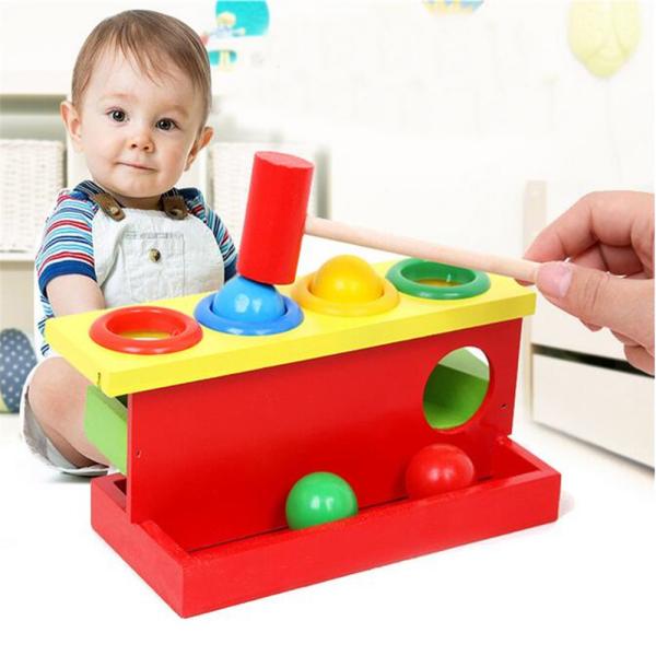 Quality Piling Hand 10cm Shape Matching Toy Wooden Musical Instruments for sale